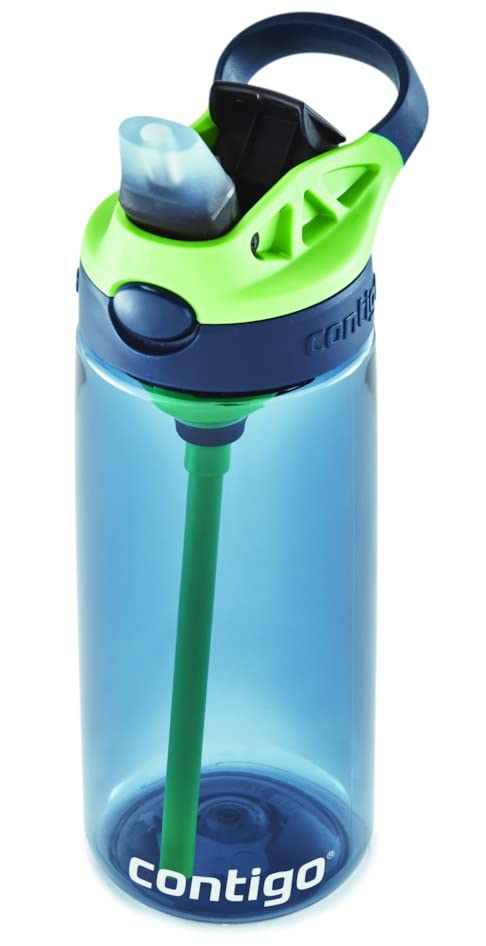 Kids Water Bottle with Straw, 14oz, 2 Pack V18857