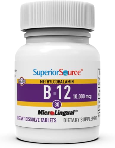Vitamin B12 Methylcobalamin 1000 mcg Quick Dissolve Tablets, 60 Count K658
