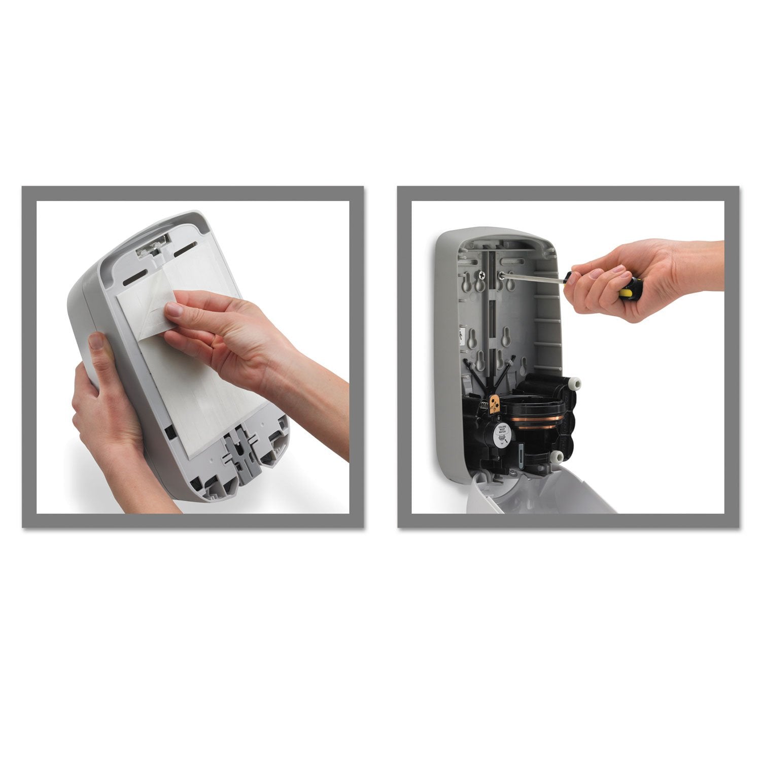 Touch-Free Foam Hand Sanitizer Dispenser, Dove Grey I78865