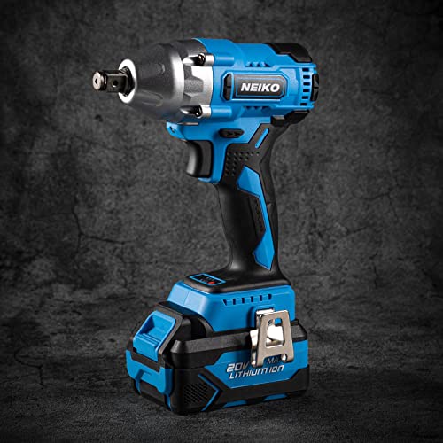 1/2-Inch Drive High-Torque Cordless Impact Wrench Kit with Battery and Sockets L9150