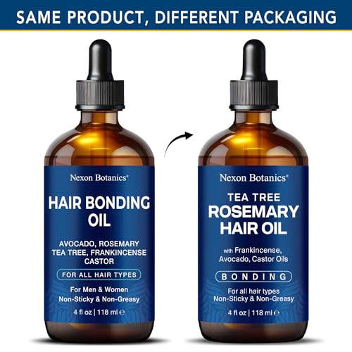 Tea Tree Rosemary Hair Oil for Dry Scalp & Hair Care D625