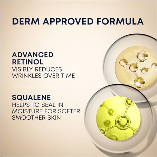 Retinol Deep Wrinkle Night Cream with Shea Butter and Glycolic Acid, 0.5 oz R34192