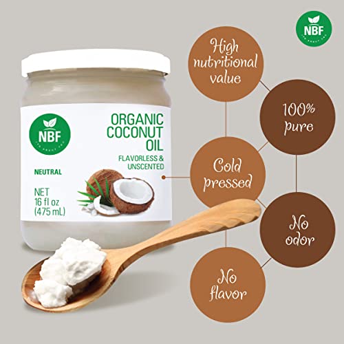 Organic Coconut Oil 16 Fl Oz cold pressed K779859