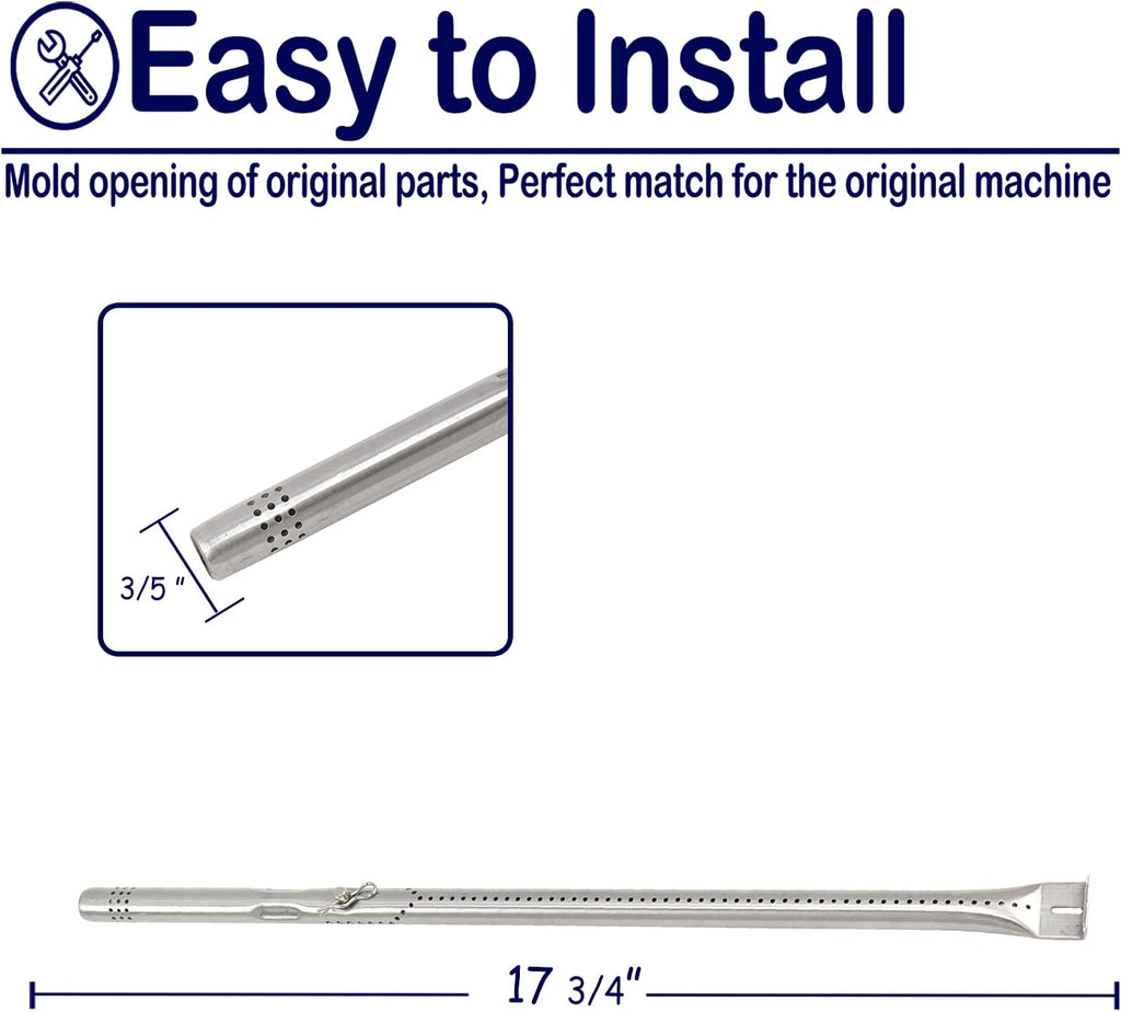 Gas Burner Tube Replacement Parts for Grill, 4 Pack F557235