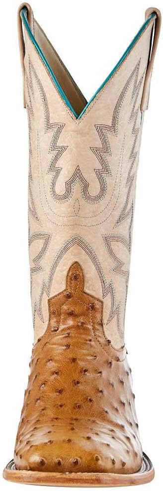 Women's Antique Saddle Full Quill Ostrich Cowgirl Boot M504