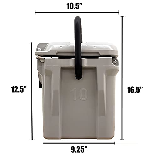 10QT Rotomolded Cooler Chest Ice Box Z28222