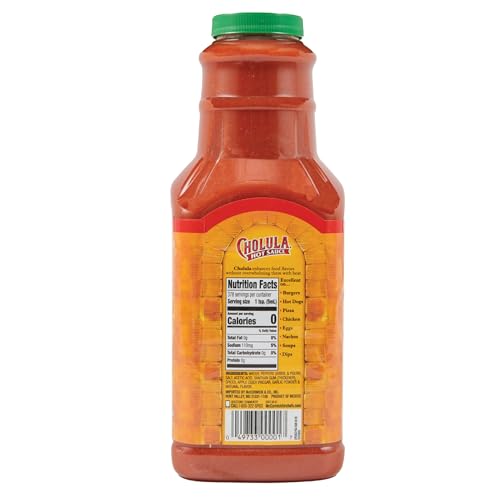 Hot Sauce, 64 fl oz - Bulk Container with Mexican Peppers and Spice Blend C606575