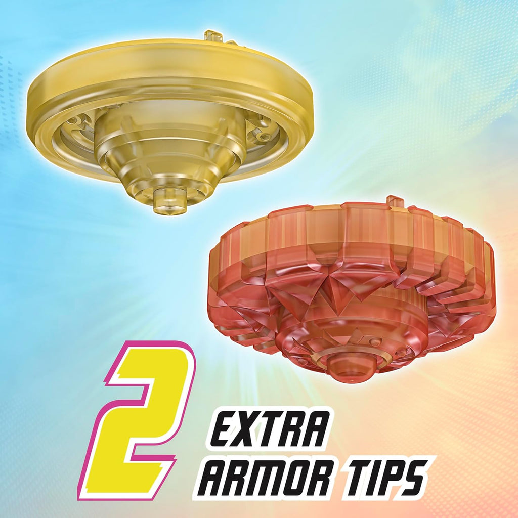 Spinning Tops Battle Set with Stadium and 2 Launchers, Toys for Ages 8 and Up E1571