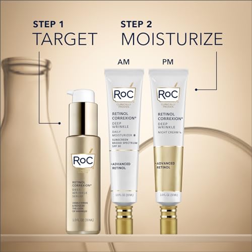 Retinol Deep Wrinkle Night Cream with Shea Butter and Glycolic Acid, 0.5 oz R34192