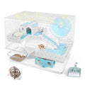 BUCATSTATE Hamster Cages and Habitats Small Animal Cage with Accessories Rat, Mouse Basic Cage for Syrian Hamster Gerbils