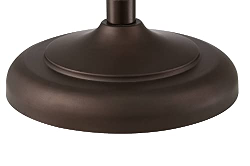 Rustic 57" Tall Pharmacy Floor Lamp with Adjustable Dome Shade M481