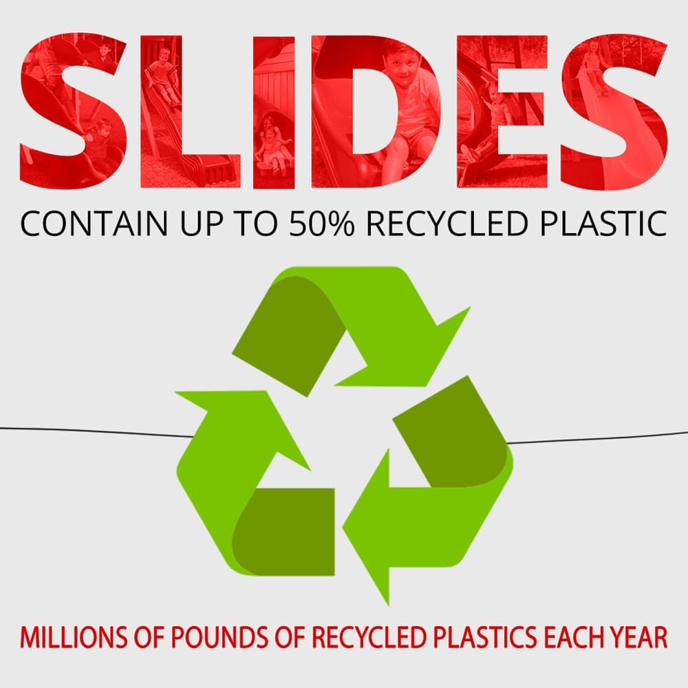 Plastic Wave Slide for 5' Decks, Green G803691