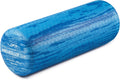 OPTP PRO-ROLLER Soft Density Foam Roller - Professional 18 Inch Foam Roller for Massage; Short Foam Roller and Physical Therapy Roller for Balance and Stability Training Exercises - Blue 18” x 6”
