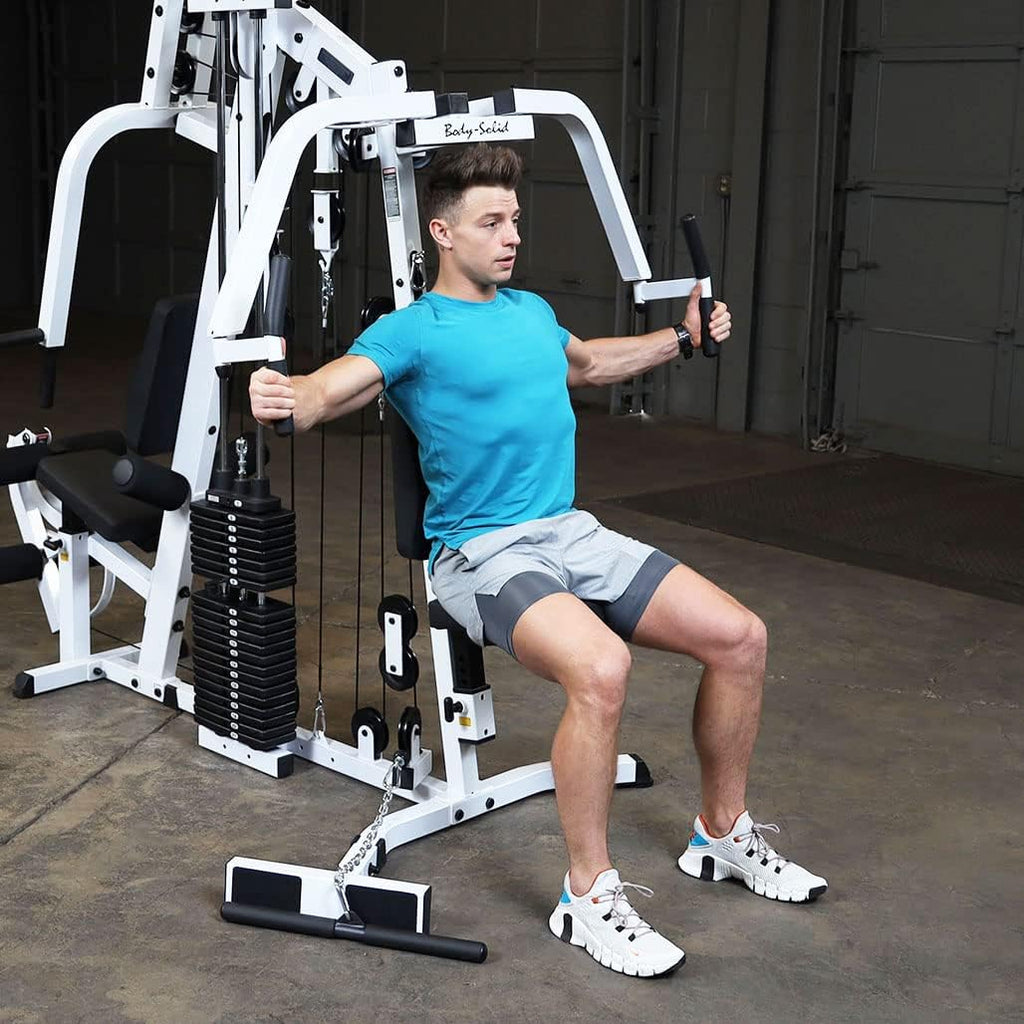 Multi-Station Home Gym Machine with 210lbs Weight Stack H619
