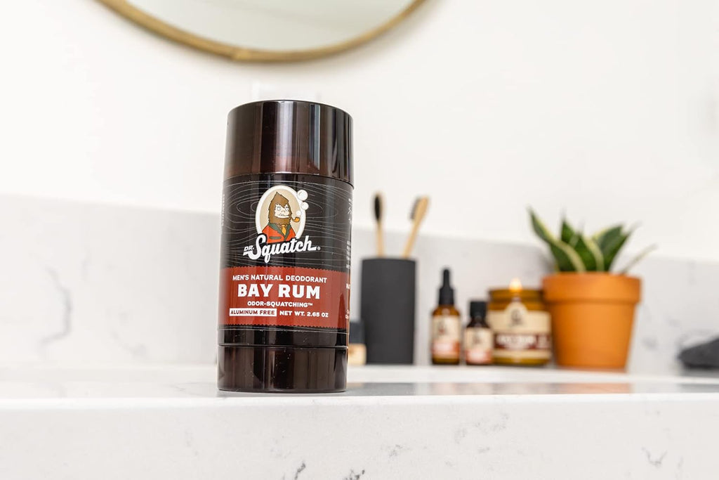 Natural Deodorant for Men, Aluminum Free, Bay Rum 2.65 oz A24377