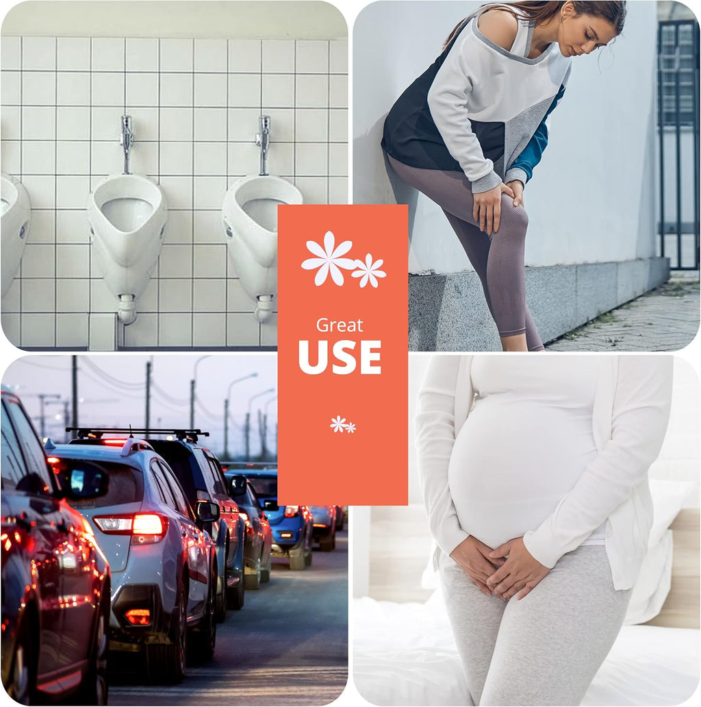 Leakproof Portable Urinal Funnel for Women, Reusable, for Camping & Post-Surgery Use X106580