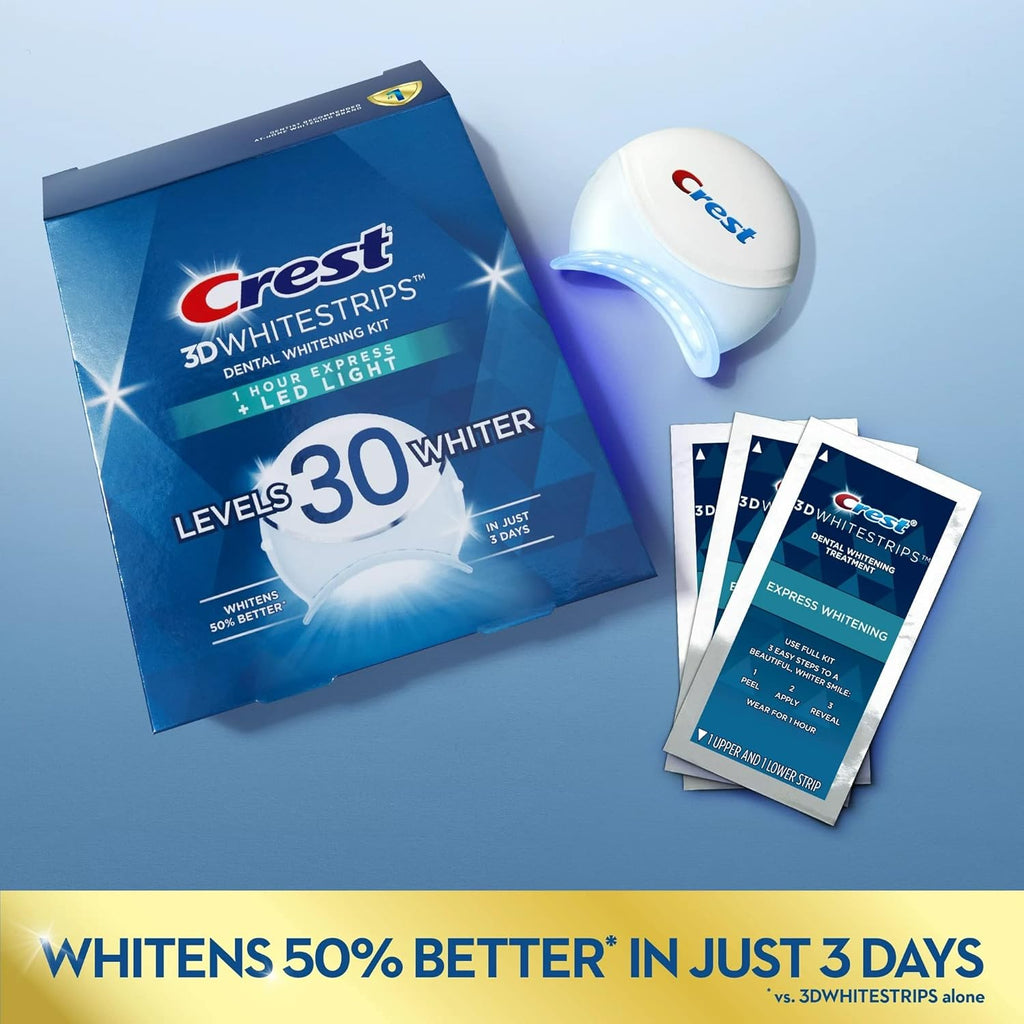 Teeth Whitening Kit with LED Light, 19 Treatments X845296