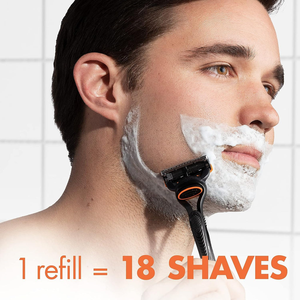 Razor Blade Refills for Men, 8 Count + Pouch and Cleaning Cloth P8761