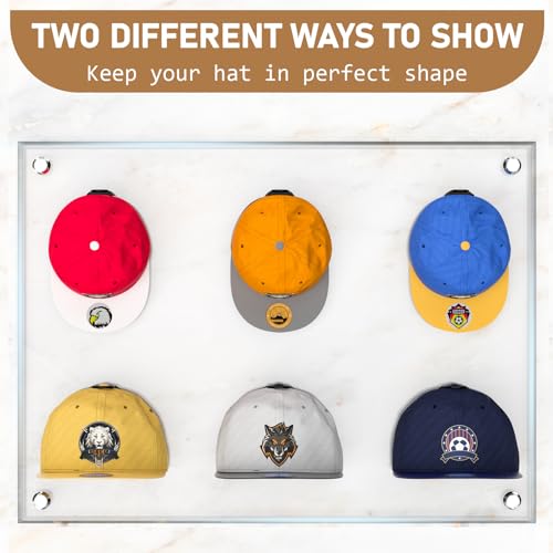 Adhesive Hat Hooks for Wall, Hat Organizer for Caps, No Drilling, 22 Pack S69595