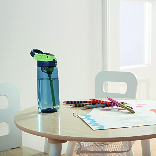 Kids Water Bottle with Straw, 14oz, 2 Pack V18857