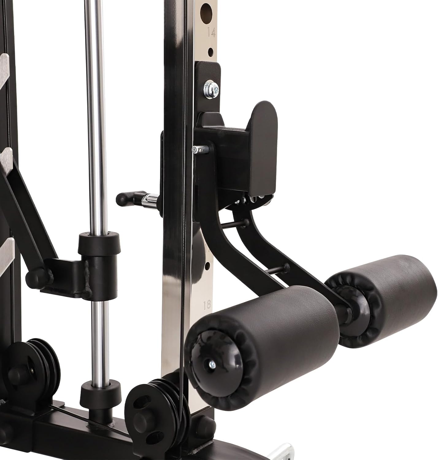 Smith Machine Home Gym Total Body Cage Workout Tower Squat Rack with Pulley K97578