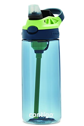 Kids Water Bottle with Straw, 14oz, 2 Pack V18857