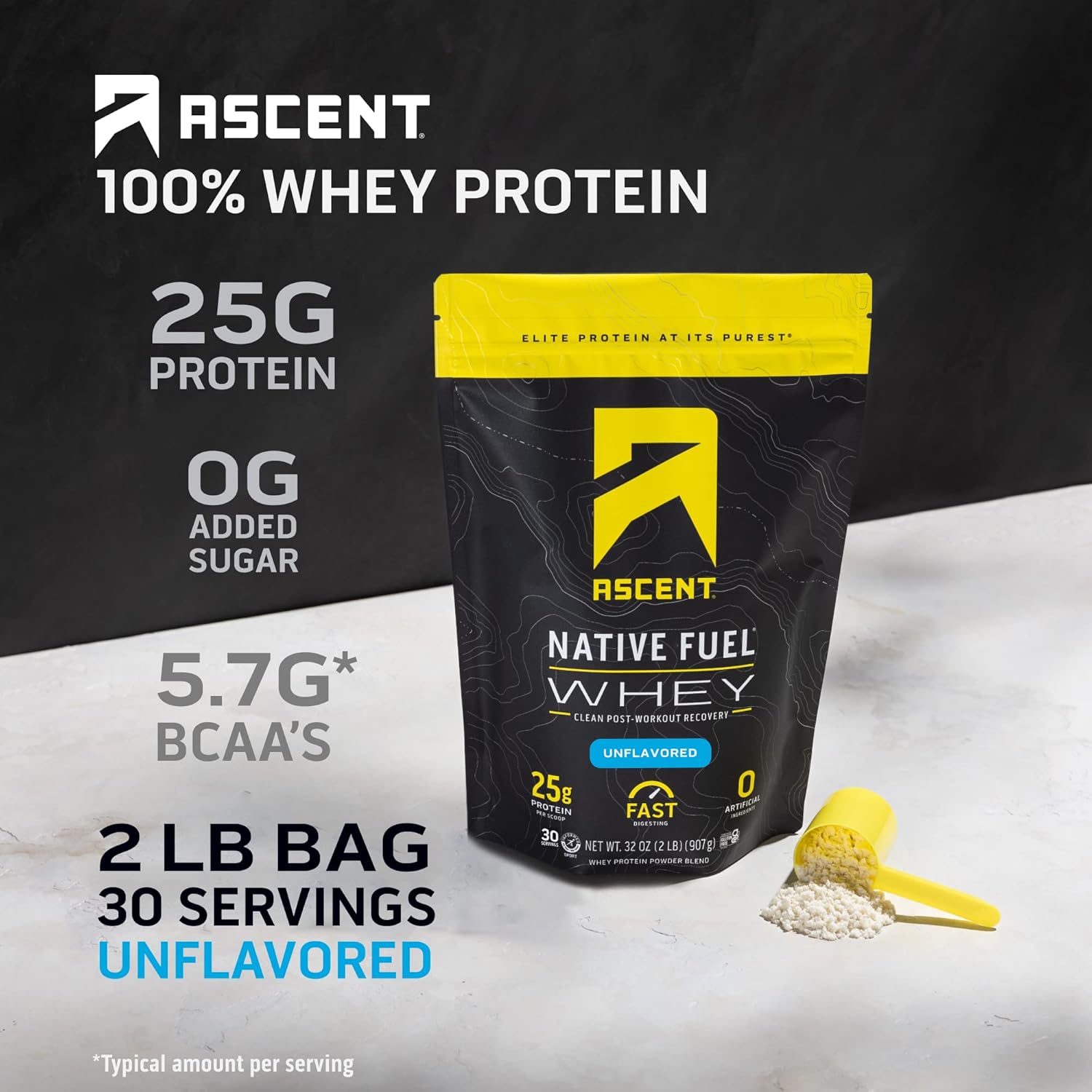 Whey + Plant Protein Powder, Unflavored & Chocolate W559