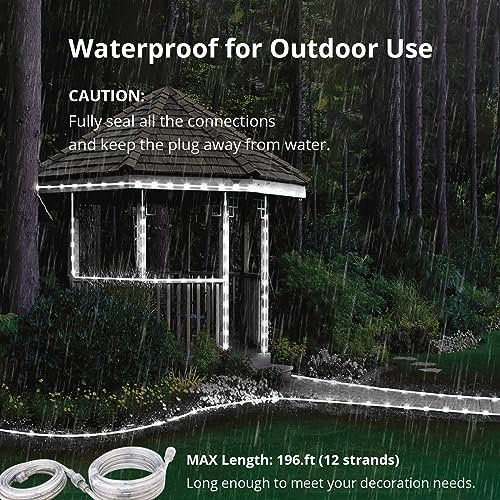 Flexible LED Rope Light 33ft, RGB Color Changing with Remote, Waterproof X462992