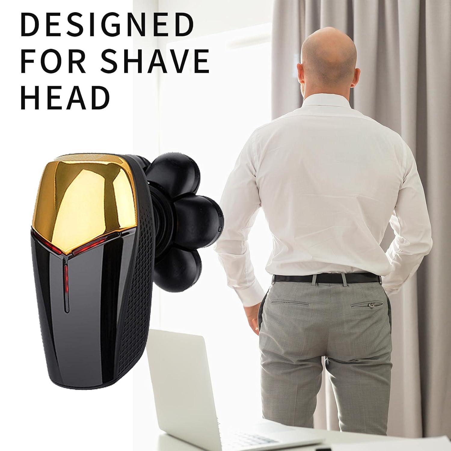 Head Shavers for Bald Men, Electric Rotary 5 in 1 Grooming Kit A55765