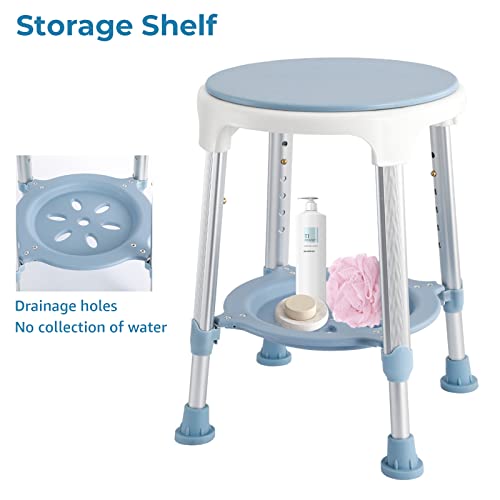 Adjustable Swivel Shower Seat for Seniors, 19-21 Inch Height O115125
