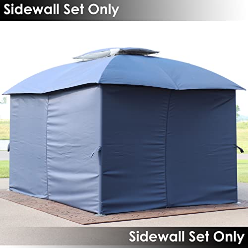 4-Piece Gazebo Sidewall Set - Tan M2023