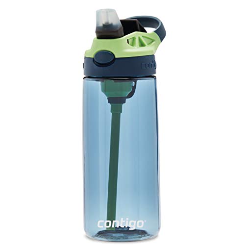 Kids Water Bottle with Straw, 14oz, 2 Pack V18857