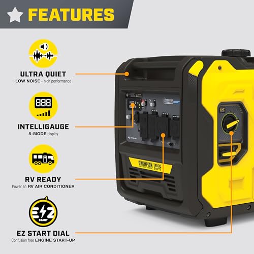 Portable Inverter Generator 6500-Watt RV Ready P779
