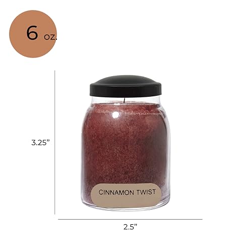 Cinnamon Twist Scented Candle Jar with Lid, 34oz D12540