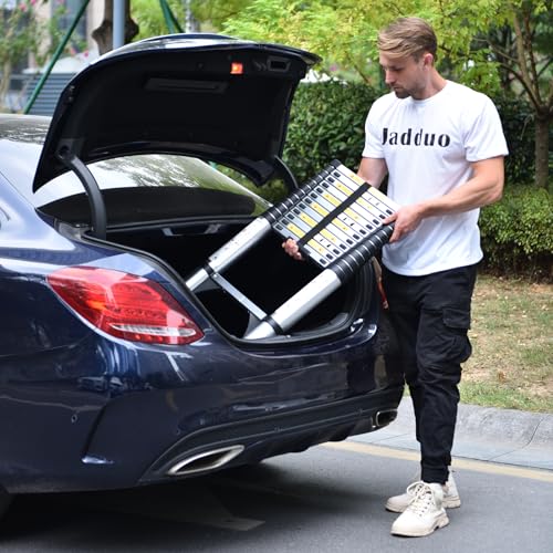Telescoping Ladder 16.5 FT Aluminum Lightweight with Stabilizers J790185