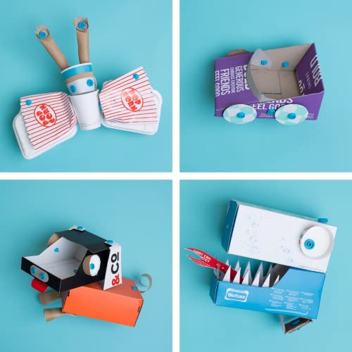 Cardboard Construction Starter Pack STEM Educational Toy for Kids 36 Pieces V978