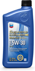 Chevron SAE 5W-30 Supreme Motor Oil - 1 Quart Bottle