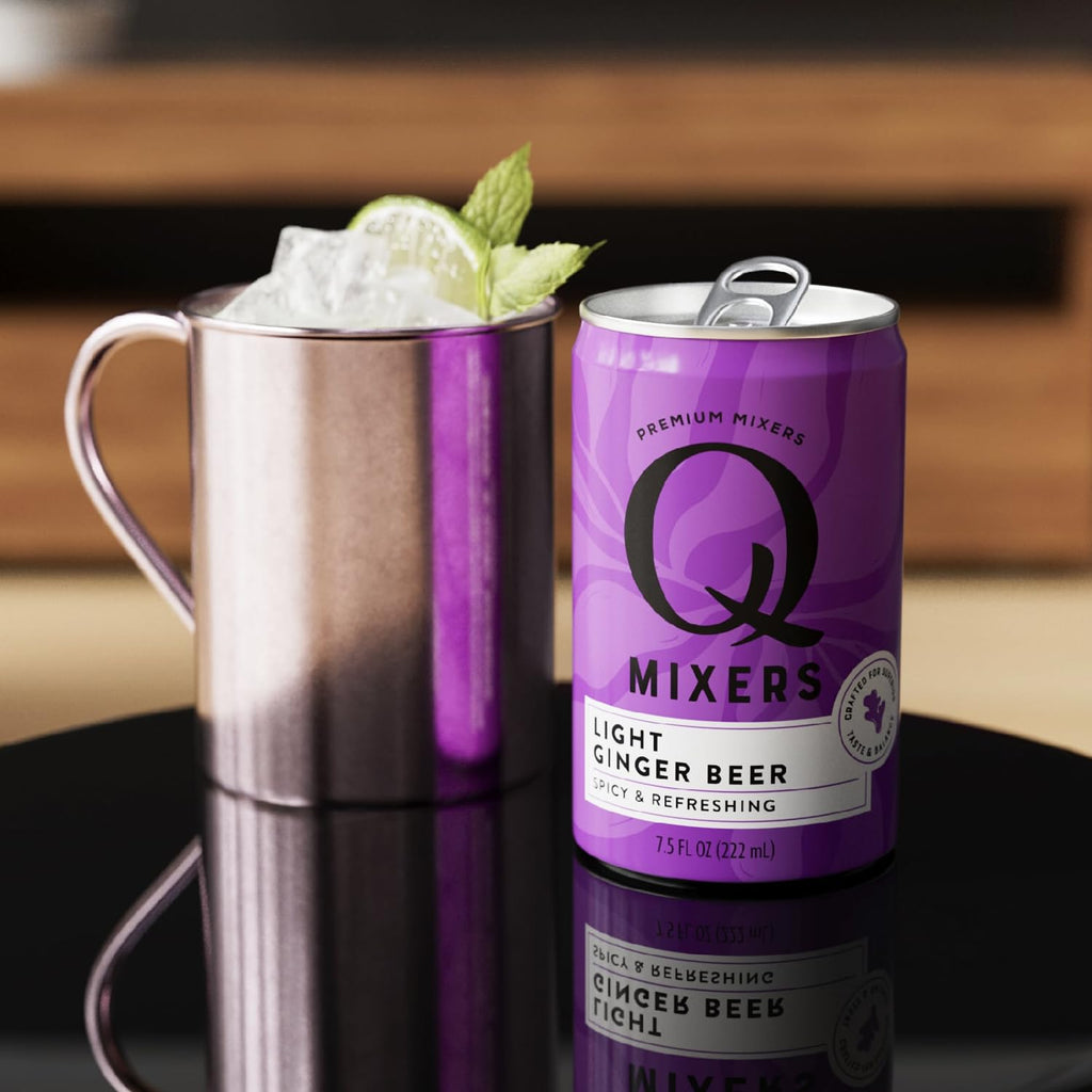 Mixed Pack Ginger Ale and Ginger Beer Cocktail Mixers 7.5oz Cans U429