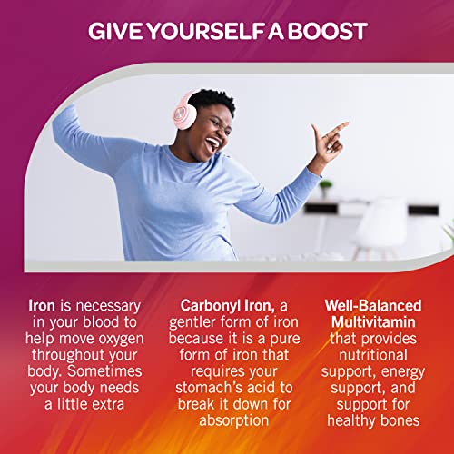 Multivitamin Supplement with B-Vitamins, Iron, and Antioxidants O476813