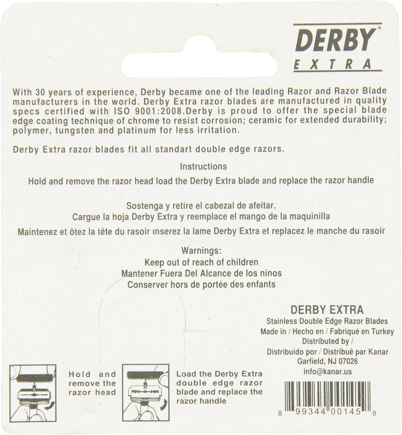 Double Edge Razor Blades J5415