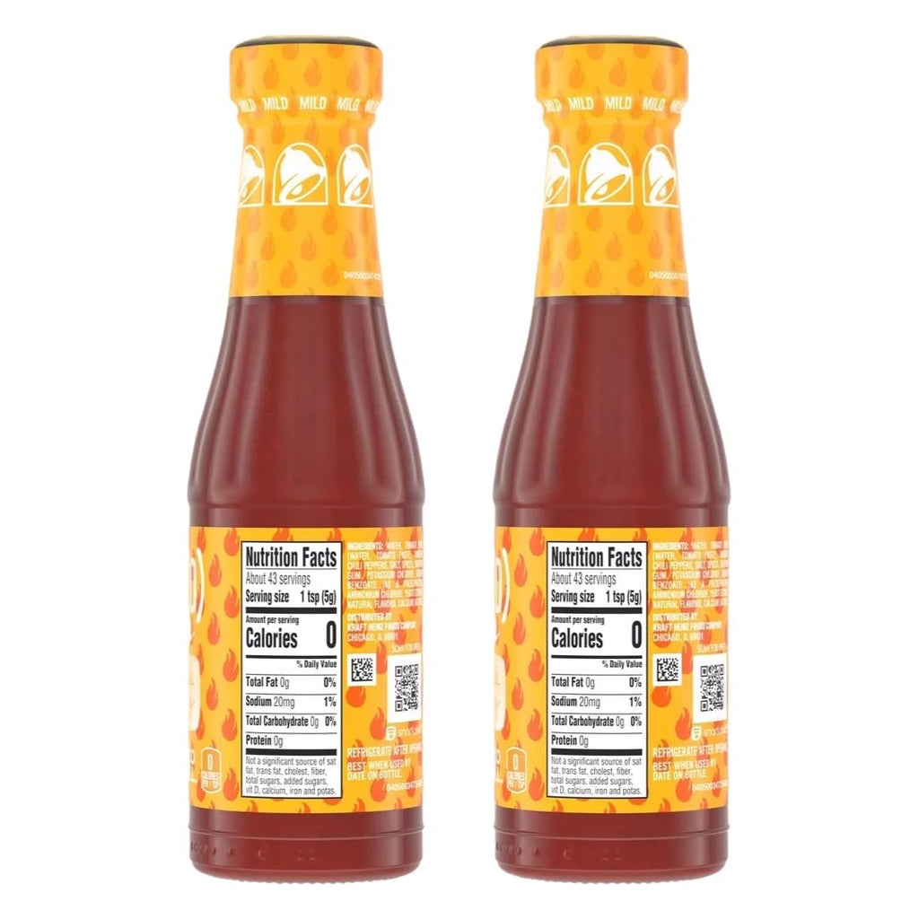 Taco Bell Mild Sauce 2 Pack 7.5 oz O86668