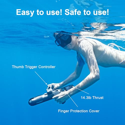 Underwater Scooter, Thumb Controlled for Paddle Board, Diving and Snorkeling K89230