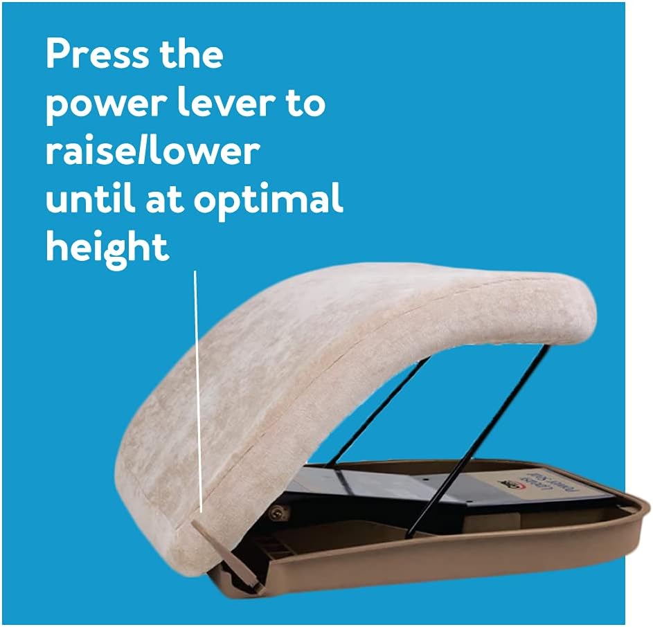 Portable Electric Lifting Seat, Supports Up to 300 Pounds, Navy Blue G805407