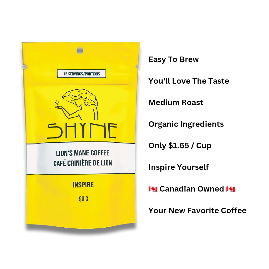 Organic Lion's Mane Instant Coffee with Mushroom Extract L64862
