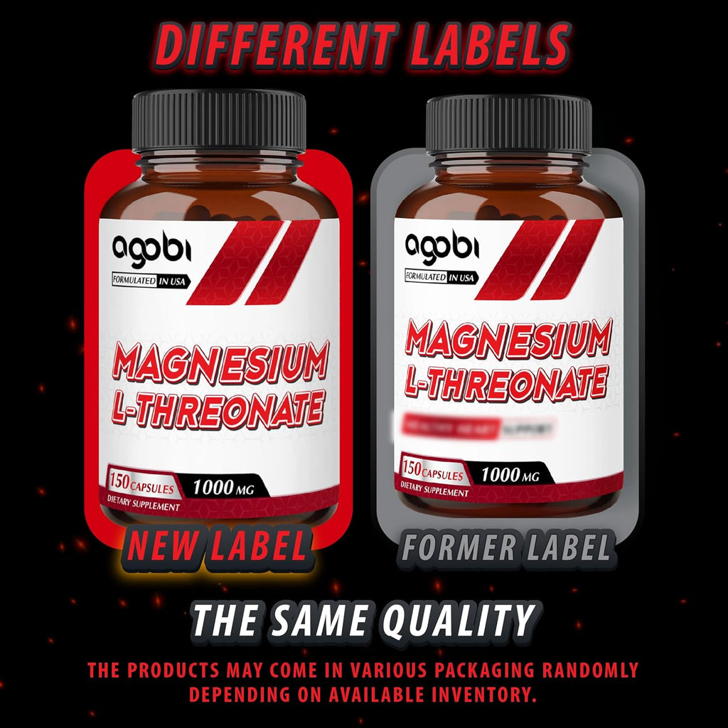 Magnesium L-Threonate Supplement, 150 Pills, Gluten-Free C685