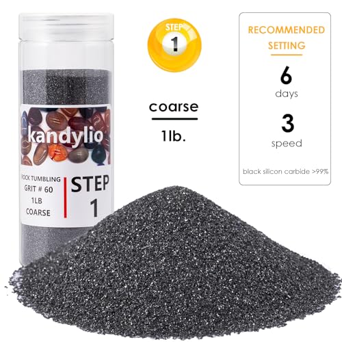 Rock Tumbler Grit Kit 4 Lbs. 4-Step Polish Refill N624266