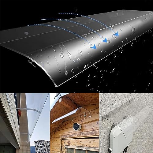 Clear Polycarbonate Window Awning for Porch Patio Rain Shelter B7531