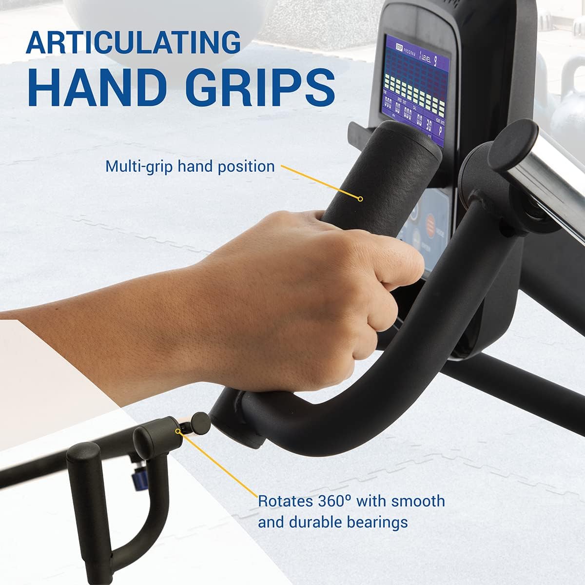 Seated Stepper with Resistance Bands B4807