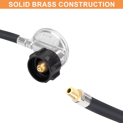 Propane Hose Adapter for Portable Gas Grill, 6FT, Black K900650