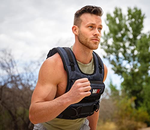 Weighted Vest with Zipper Option 20lbs - 60lbs Solid Iron Weights B167